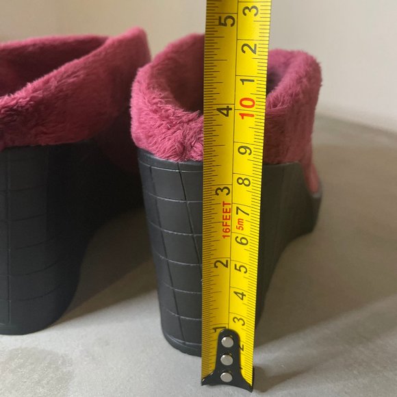 Women's VANELI Mauve Wedge Mule Heels, Size 6.5 - Picture 7 of 11